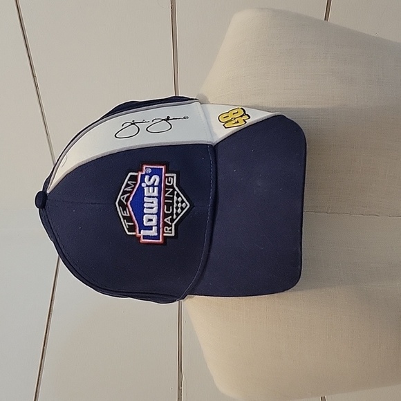NEW Jimmie Johnson Lowe's Team Racing adjustable hat - Picture 1 of 6